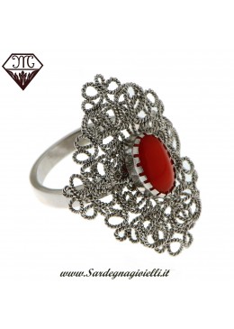 Anelli Primula rombo 1Corallo