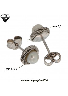 Orecchini Sposa con perle