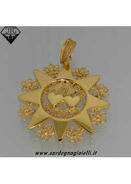 Presentosa Lustrino 2 cuori