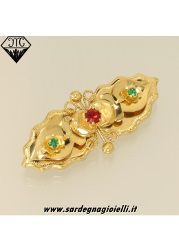 Spilla Borbonica riccioli