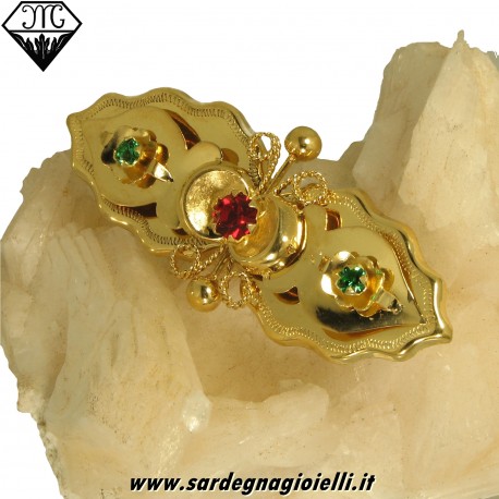 Spilla Borbonica riccioli