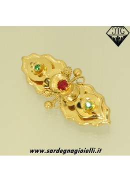 Spilla Borbonica riccioli