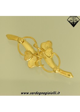 Spilla Borbonica doppio cuore
