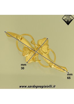 Spilla Borbonica doppio cuore