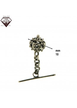 Bottone singolo granuli mignon mm 10