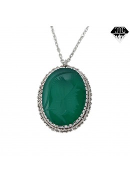 Girocollo agate incise
