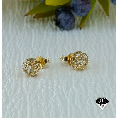 Orecchini lobo Terra 7mm 