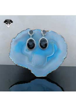 Orecchini agata incisa-cascata