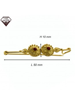 Spilla balia 2 bottoncini