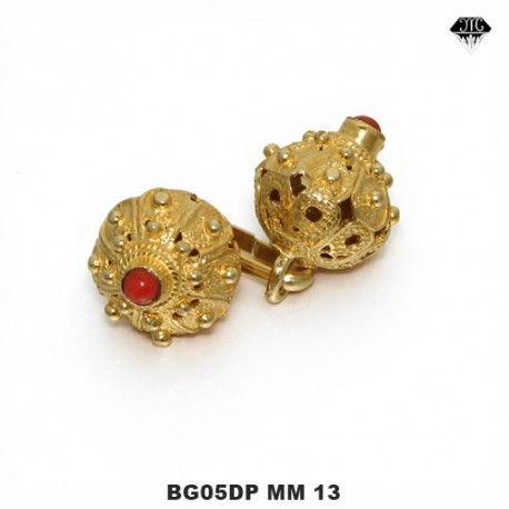 Bottoni Melograno mm 13 +pietre