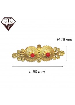 Spilla 2 Bottoni cuori