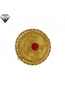 Spille Bottone sardo mm 33