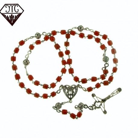 Rosari corallo rosso e Pattena