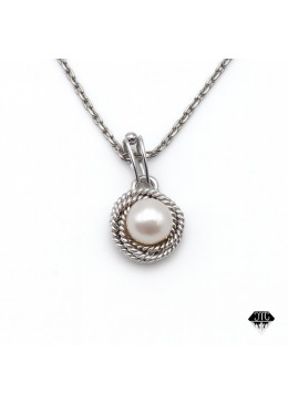 Girocollo Sposa con perla