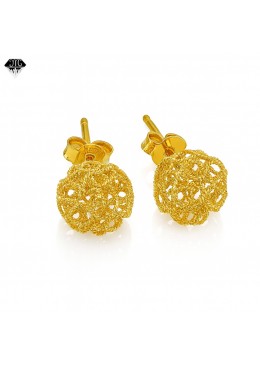 Orecchini lobo Terra 10 mm 