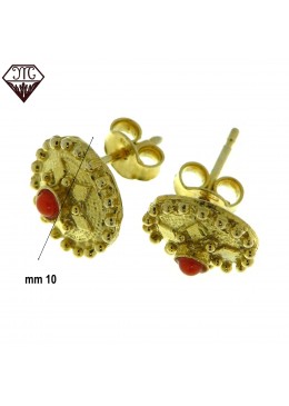 Orecchini Bottoncino mm10