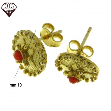 Orecchini Bottoncino mm10