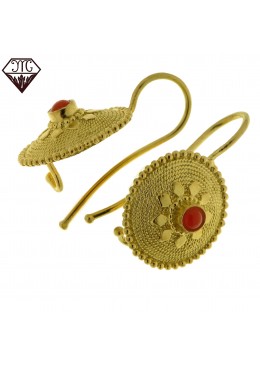 Orecchini Bottoni sardi mm22