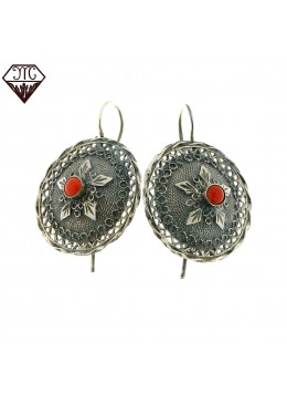 Orecchini Bottone sardo mm26