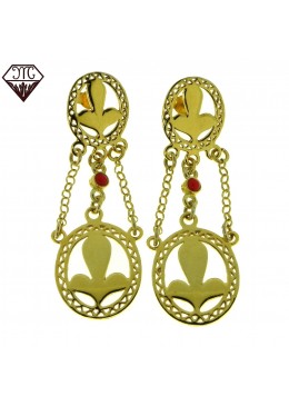 Orecchini Giglio argento 925